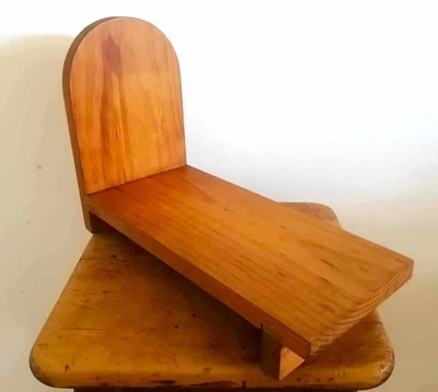 Small vintage wooden desk bookshelf - image 1 of 4