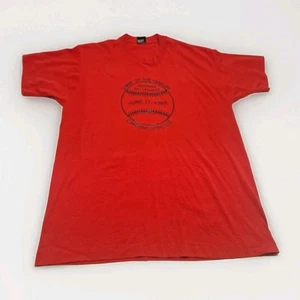  Camiseta Vintage Talla XL Pantalla Roja Estrellas Mejor Juego del Siglo Carrington ND - Imagen 1 de 22