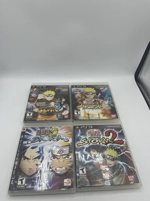 Naruto Shippuden Ultimate Ninja Storm 1 2 3 & Generations PS3 read Description - Image 1 of 4