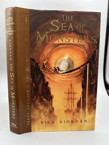 The Sea Of Monsters - Rick Riordan (2006 Hardcover) First Edition 14th Print - Picture 1 of 4