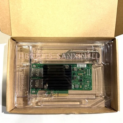 Intel X550-T2 10G Ethernet Server Adapter Converged Network Adapter X550T2BLK - Image 1 of 4