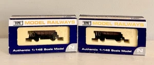 Vagones Dapol calibre N NB-033D y NB-033F Dogfish librea oxidada - Imagen 1 de 3