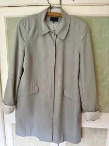 Ladies Debenhams (16) Sage Green Lightweight Coat - Picture 1 of 4