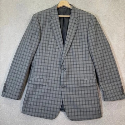 Tommy Hilfiger Hombres 40L Gris Cuadros Blazer Traje Chaqueta Informal Preppy Ligero Foto 1 de 4