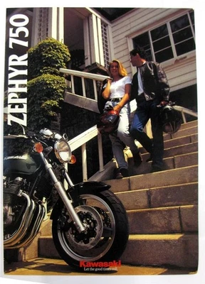 KAWASAKI Zephyr 750 Motorcycle Sales Brochure 1993 #99948-1148 ALL-E - Image 1 of 4