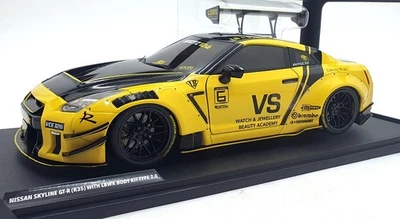 Solido 1/18 Scale S1805809 - Nissan GTR 35 LB Walk Type 2 - Yellow - Image 1 of 4