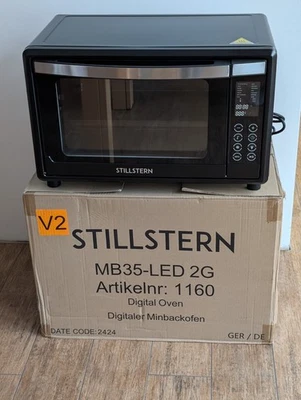Minibackofen STILLSTERN MB35-LED 2G 35L Tischbackofen Pizzaofen - Bild 1 von 4
