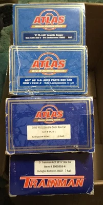 4-Atlas Scale O Gauge Cars -lionel - Image 1 of 4