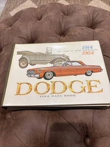 Dodge Data Book 1964 50th Anniversary - Picture 1 of 16