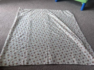 VTG Calico Print Cotton Fabric 2 Yards x 44" wide Gold Rust Yellow Small Floral - Picture 1 of 4
