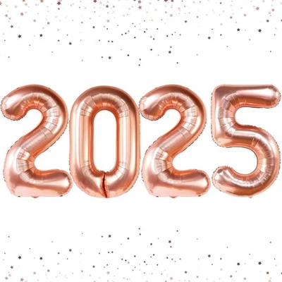 , Globos Gigantes Oro Rosa 2025 - 42 Pulgadas, Globos de Graduación | Globo 2025... Foto 1 de 4