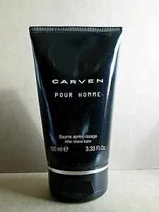 CARVEN POUR HOMME AFTER SHAVE BALM 100 ML 3.33 OZ AFTERSHAVE NEW NO BOX - Picture 1 of 1