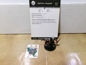 =Dungeons and Dragons D&D HARBINGER Half-Orc Assassin 65/80 with card= - Picture 1 of 1