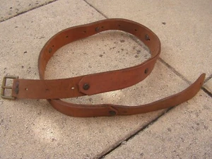 ceinturon original double cuir et ecrou ???? ( ref u 21 ) - Picture 1 of 7