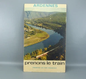 Publicité SNCF d'époque, Tourisme "ARDENNES", 1970, 30X40 cm, Train, beg. - Picture 1 of 4