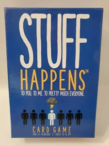 Stuff Happens To You. To Me. To Pretty Much Everyone Card Game Blue Box - Imagen 1 de 10