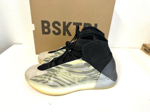 Scarpe sneakers Adidas Yeezy Bsktbl stringate uomo nere e bianche FZ4362 taglia 12 5