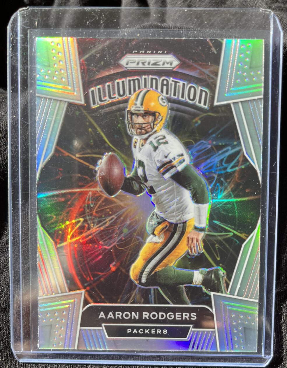 2020 Aaron Rodgers Panini Prizm Illumination Card No. 34