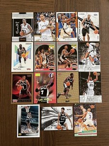 San Antonio Spurs lot: David Robinson Rookie/Sean Elliot RC/Tony Parker/Ginobili