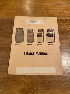 Profitable Games Incorporated Model 510, 610, 600, & 500 Manual - Picture 1 of 1