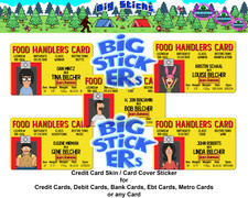 Bobs Burgers Food License Credit Card Skin SMART Card Sticker Decal Wrap