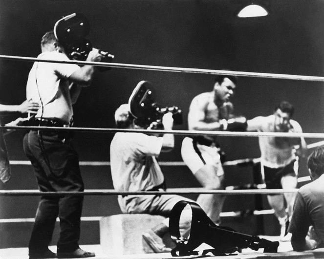 1969 Boxers MUHAMMAD ALI & ROCKY MARCIANO Glossy 8x10 Photo Boxing Poster Print - Image 1 of 1