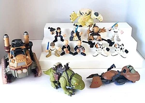 Playskool Star Wars Galactic Heroes Figure and Vehicle Lot READ Wampa Dewback - Picture 1 of 18