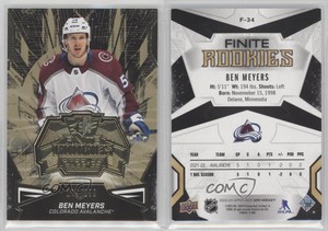 2022-23 SPx Finite Rookies Gold /299 Ben Meyers #F-34 Rookie RC