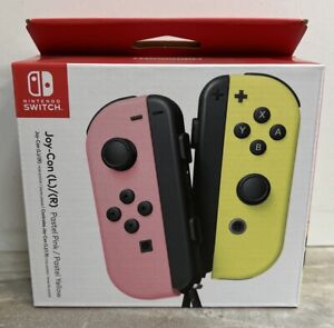 Nintendo Switch Joy-Con Controllers (L/R) - Pastel Pink/Pastel Yellow BRAND NEW!