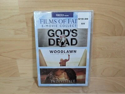 NEW God's Not Dead DVD Woodlawn Indivisible Sealed Widescreen 3 Movies - Image 1 of 3