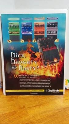 DIGITECH FX GUITAR EFFECTS BAD MONKEY GRUNGE DEATH METAL PRINT AD 11 X 8.5 C2 - Image 1 of 2