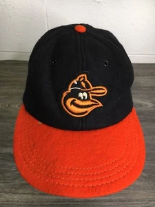 Baltimore Orioles Vintage Hat 1968 60s MLB Wool Baseball Fitted Rare Large  - Picture 1 of 9
