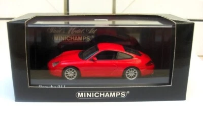 Porsche 911 coupe 2+2 2001red Minichamps 400061024 MIB 1:43 928 930 944 968 RARE - Imagen 1 de 4