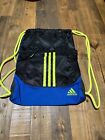 Adidas Cinch Backpack Lack And Royal Blue