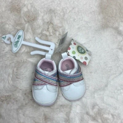 LITTLE ME BABY GIRL SHOES SIZE 2 (3-6 MONTHS) - Image 1 of 2