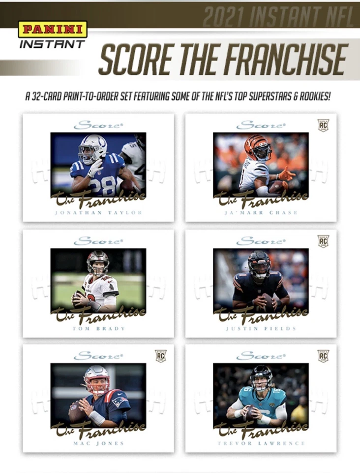 2021 Panini Instant MYLES GARRETT “SCORE-THE FRANCHISE” SP #/Print Run Browns! - Image 1 of 1