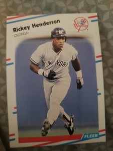 1988 Fleer Rickey Henderson #209