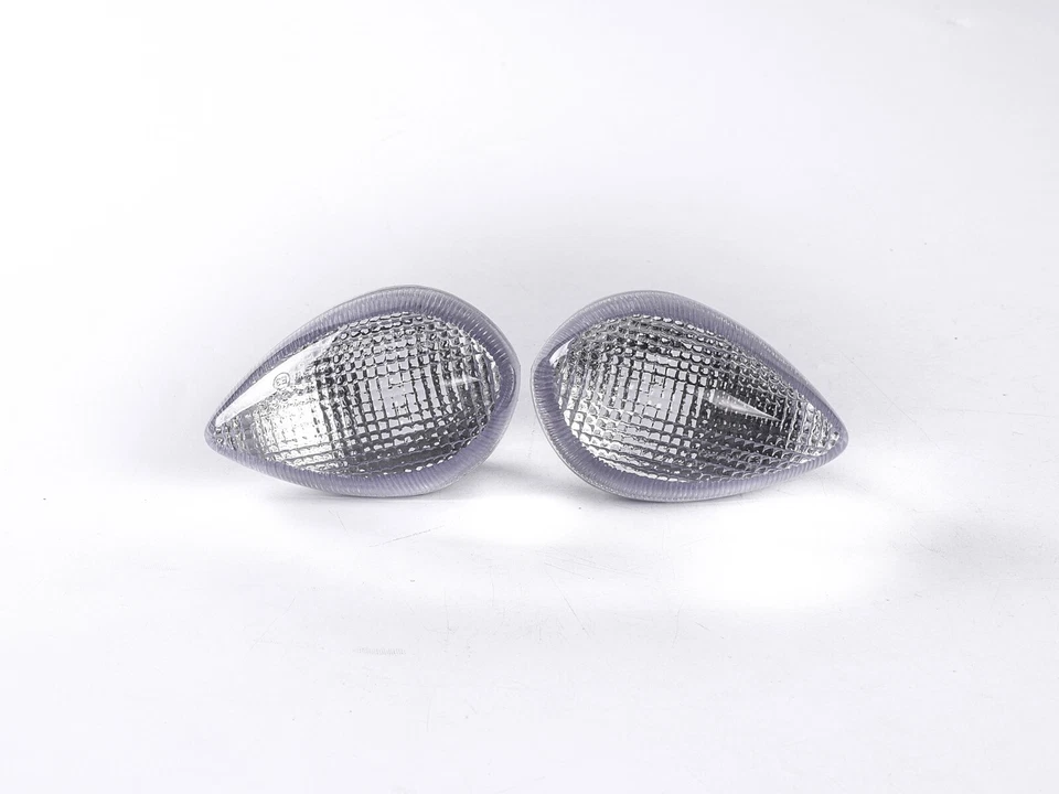 Lente transparente señales de giro delanteras para Yamaha R1, R6, R6S, FZ6, FZ1 Foto 1 de 4