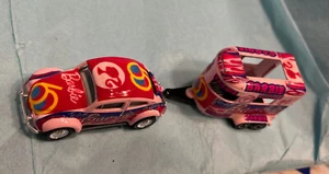 Matchbox Barbie Vw Beetle & HorseTrailer Caravan It’s A Custom Real Riders - Picture 1 of 19