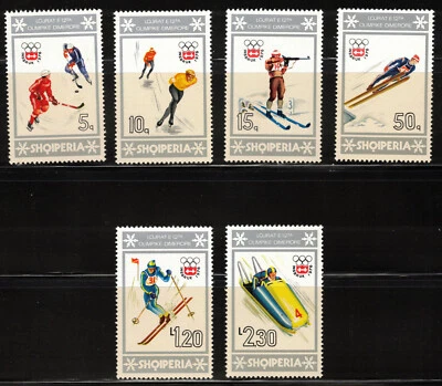 ALBANIA Scott 1719-24 como nuevo NH Foto 1 de 2