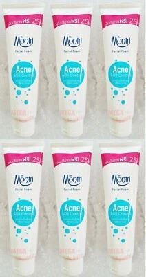 6 x 125g Dr.montri Facial Foam Anti-acne Formula And Eliminate Oiliness Nature - Image 1 of 3