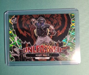 2023 Panini Donruss Henry Davis Unleashed Green Holo Parallel #U2 #/25 🔥 🔥 