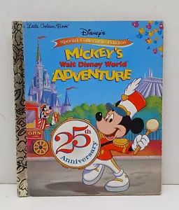 Mickey's Walt Disney World Adventure Little Golden Book 25th Anniversary 1997 - Foto 1 di 8