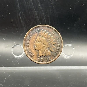 1901 Indian Head Cent - Picture 1 of 2