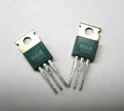 3 Piezas RCA TIP32C Power Transistor Bipolar (M4613)
