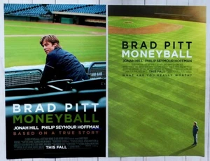 Moneyball Advance A&B Promo Poster Brad Pitt 2011 11x17 Baseballfeld Original - Bild 1 von 1