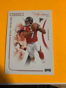 2004 PLAYOFF PRIME SIGNATURES MICHAEL VICK PROOF 22/50 ~ #4 - Picture 1 of 1