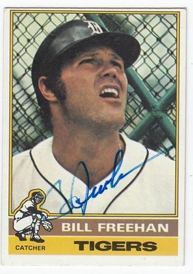 1976 Topps С АВТОГРАФОМ Bill Freehan Tigers # 540 - Изображение 1 из 2