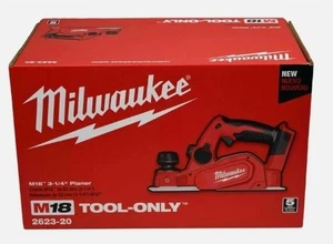 Milwaukee M18 Cordless 3-1/4" Planer 18 Volt Handheld 2623-20 New - Picture 1 of 1