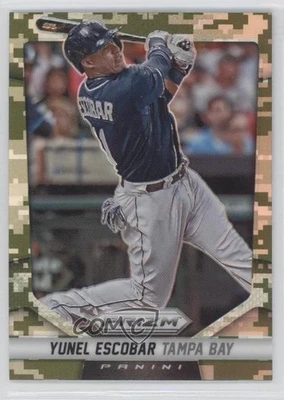 2014 Panini Prizm Camo Prizm Yunel Escobar #25 - Image 1 of 2